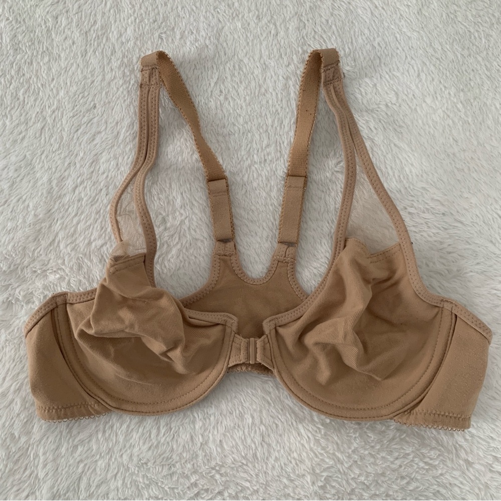 Women’s 34B WACOAL Body By Wacoal T-Back Underwire Bra in Toast 65124
